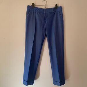 Alice + Olivia Blue Dress Pants Pleated Trousers Slacks Workwear Women's Large